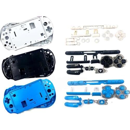 Replacement Full Set Housing Shell Protective Case Cover Button LR Cover for Psvita2000 Host Accessories