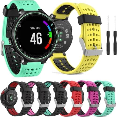 For Garmin Forerunner 235 /220/230/620/630 Wristband Replace Sport silicone bracelet strap for Forerunner 735XT /235Lite