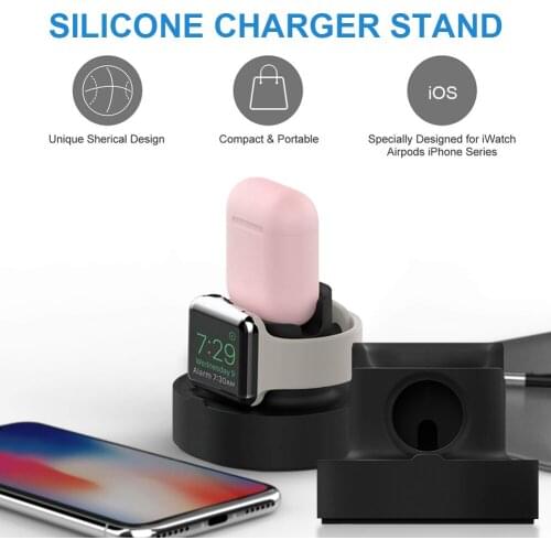 Universal Charging Station Dock Multifunctional Charger Base Stand For Apple AirPods Watch Apple Device Accessories