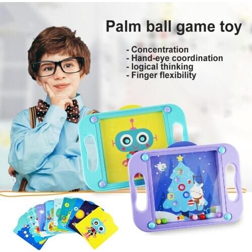1 Set Hand-Held Balance Ball Board Labyrinth Toys for Kids Educational Game
