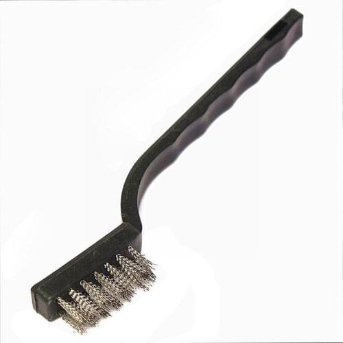 1 Pcs Gas Stove Cleaning Wire Brush Kitchen Tools Metal Gadgets Brush Kitchen Fiber Strong Decontamination Tools Supplies M4W6