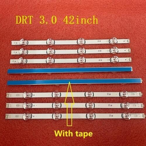 10set=80pcs LED Backlight strip for LG 42LF580V 42LF 42LB innotek DRT 3.0 42 A B 6916L-1956E 1957E 6916L-1709A 1710A 1956A 1957A