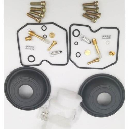 2X For KAWASAKI Vulcan 500 EN500 EN 500 Carburetor Repair Kit Plunger Diaphragm High Quality Metal & Rubber Carburetor Kit