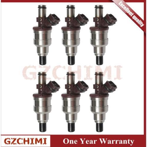 23250-65020 23209-65020 fuel injector 6x for TOYOTA 4RUNNER TRUCK T100 3VZE 1988~1995