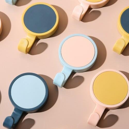 3PCS Nordic ABS Coat Hooks Mounted Wall Key Holder Waterproof Clothes Hanger Home Decoration Kitchen Bathroom Tool For Bag Hat