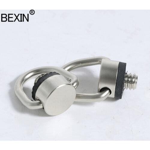 50/100pcs D ring 1/4 inch screw Hanging Connect Adapter Screw camera screw For tripod DSLR Camera Shoulder Quick release plate