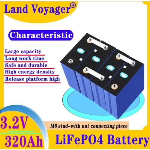 Land Voyager 3.2V 320AH 310ah Battery Pack Lifepo4 Class A Long and endurance capacity, outdoor RV caravan energy storage