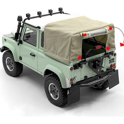 RC Car Back Cape Frame Bracket Shelf with Tarpaulin for RC 4WD Pickup Trucks New 2015 D90 RC Car Upgrade Parts