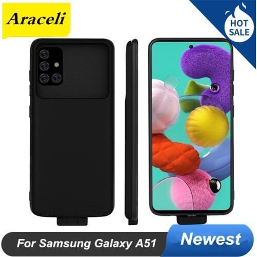 5000 Mah For Samsung Galaxy A51 Battery Case And Power Bank Smart For Samsung Galaxy A51 Battery Charger Case