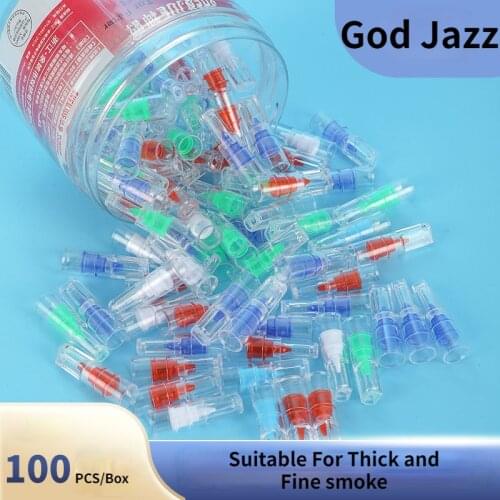 Disposable Cigar Filter Smoking Filter Pipe Cigarettes Filters Holder Dual-purpose Filters Smoking Gardget Tools Women Men Gifts