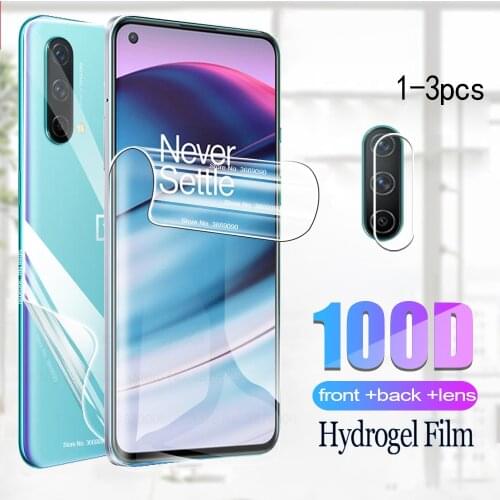 Front back hydrogel film for one plus nord CE 5G camera screen protector one plus nord ce core edition 5G glass films covers