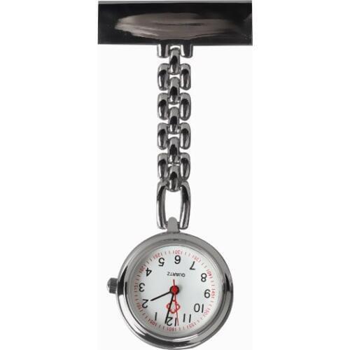 Hot Fashion Nurse Table Pocket Watch with Clip Brooch Chain Quartz Mini Watches LXH
