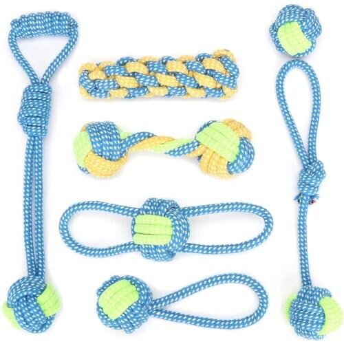 Dog Toy Pack for Small Medium Dogs Pet Chew Toy for Large Dogs Interactive Toy Dog Rope Ball for Training Playing Toy for Pets