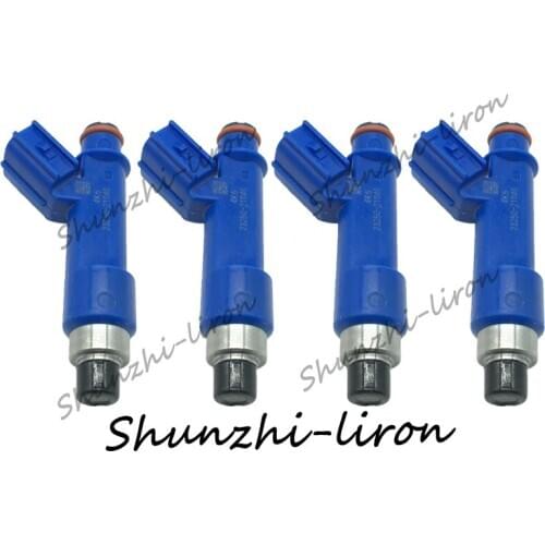 4pcs 23250-21040 23209-21040 Car Fuel Injector For Toyota Yaris 2006-2014 Corolla 2000-2015 1.5L L4 1NZFE