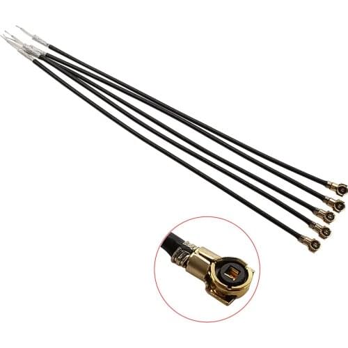 5Pcs MHF4 IPX IPEX U.fl 0.81mm RF Pigtail Coaxial Jumper Cable Solder OD 0.81 Extension for PCI WIFI Card wireless Router