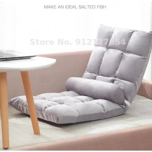 Lazy Sofa Tatami Bed Folding Backrest Single Bedroom Bed Above Ground Room Balcony Chair Cushion Ground