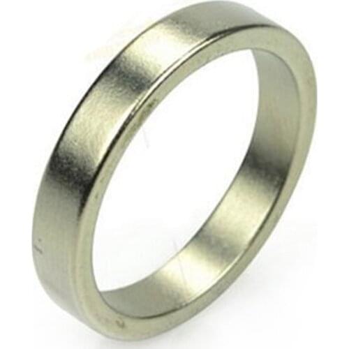 1pcs Mini Silver Strong Magnetic Magic Ring 18/19/20mm magnet coin magic tricks Finger decoration magician ring
