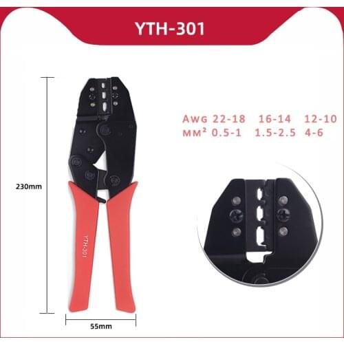 Multifunctional Crimping Pliers Coaxial Cable Terminals Nippers Carbon Steel Medium-size Clamp For Household Industry Mold