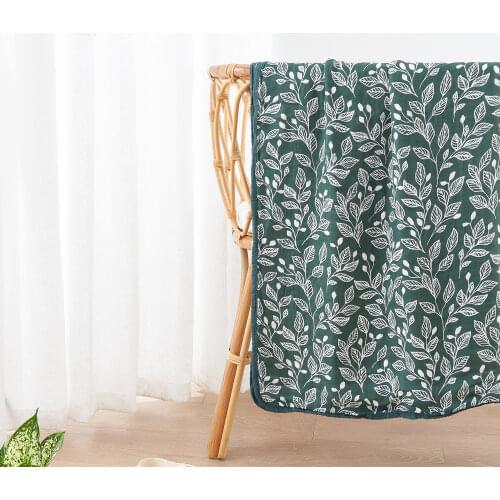 Kangobaby # My Soft Life# Colorful Rainbow Exquisite Edge Baby Muslin Swaddle Blanket