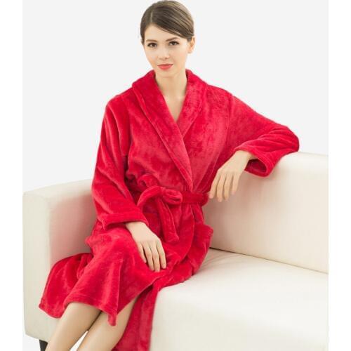 Lovers Super Soft Silk Flannel Kimono Bathrobe Wedding Peignoir Bridesmaid Bath Robes for Women Dressing Gown Men Long Sleepwear