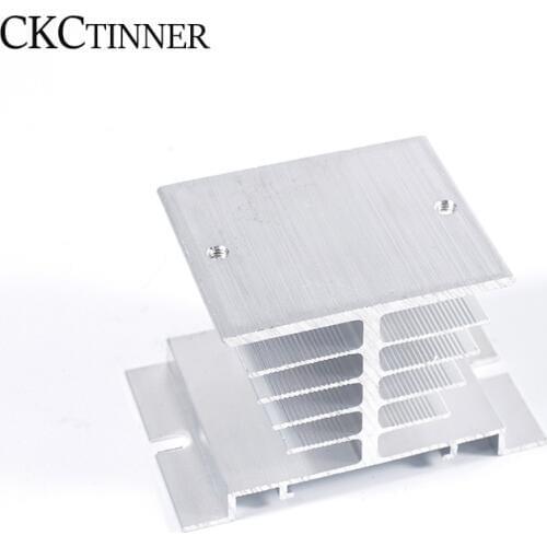 1pcs 10A-40A relay Single Phase Solid State Relay SSR Aluminum Heat Sink Dissipation Radiator Newest,Suitable