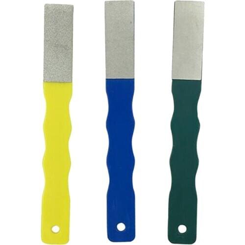 3pcs Professional Diamond Kitchen Sharpener Rod Sharpening 200 400 600# , Built For Daily Use, Perfect for Chefs and Home Cooks