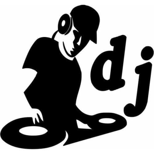 DJ Man Styling Decal Car Truck Window Tire Cover Art Vinyl Decals Stickers L575