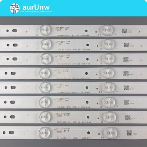 New 8pcs/kit LED Backlight strip PH43E30DSGW PH43E30 43E3000 43E3500 43E6000 E465853 lamp 5800-W43001-3P00 5800-W43001-5P00