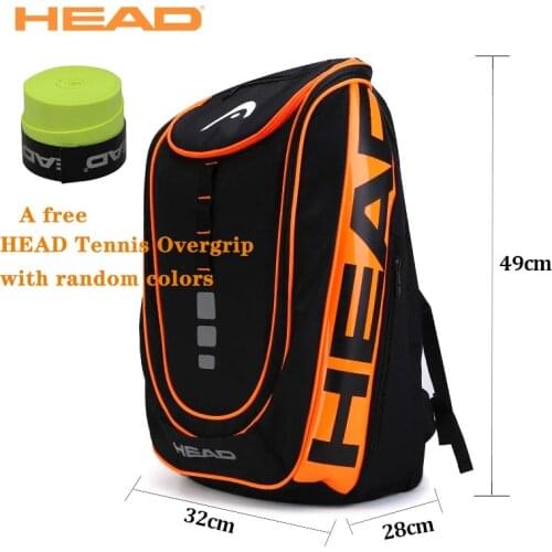 Head Tennis Bag Backpack Outdoor Sport Bag Tennis Racket Bag Raqueta Tenis Head Backpack Original Tennis Backpack With Shoe Bag