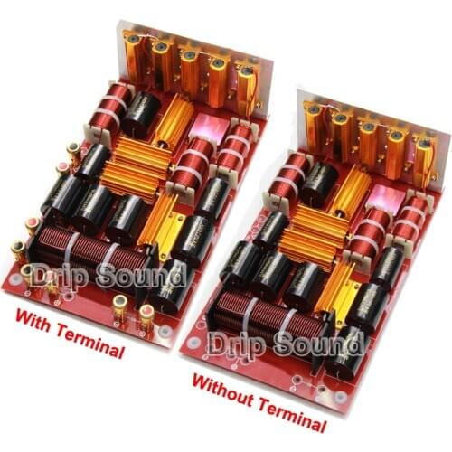 1pcs 3 Way 3 Unit 1800W Hi-Fi Crossover Audio Stage Speaker Loudspeaker High Power Frequency Divider Filters