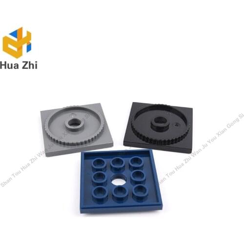 10PSC 61485Turntable 4 x 4 Square Base, Locking Building BlocksMOC DIY Education Build Toys Brick