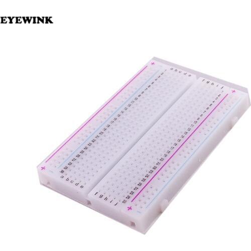 20pcs Quality mini bread board / breadboard 8.5CM x 5.5CM 400 holes