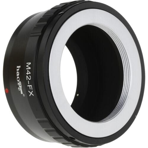 Haoge Lens Mount Adapter for 42mm M42 Screw Mount Lens to Fujifilm Fuji X-mount Camera