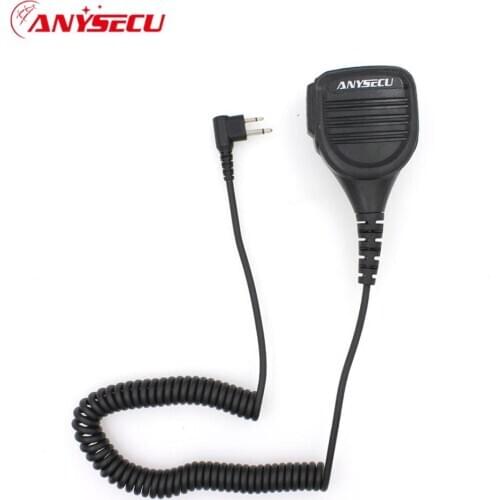 Anysecu Portable Heavy Duty Speaker Microphone for Walkie Talkie TC508 TC518 TC580 TC610 TC620 TC700 PD502 PD562 PD505