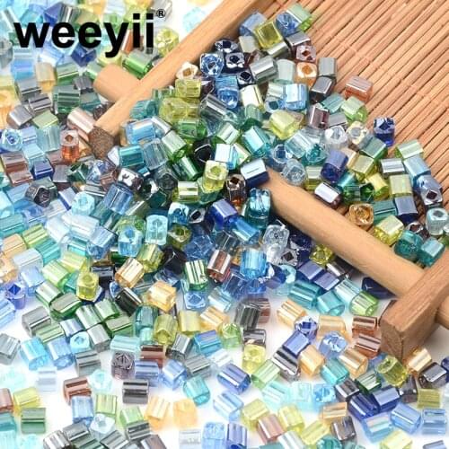 Approx.100pcs 4MM Transpent Luminou Square Charm Beads For DIY Bracelet Necklace Jewelry Making Accessories Wholesale