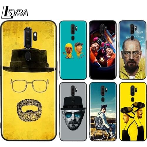 Black TPU Soft Cover Breaks Bad for OPPO A9 2020 Reno 10X ZOOM ACE 4 3 2 Z F Pro 4G 5G Phone Case
