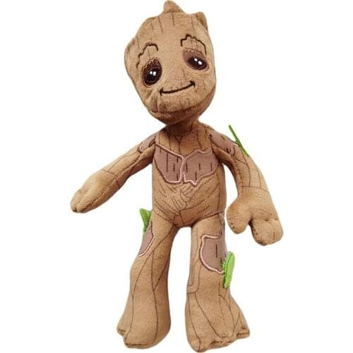 Disney Original Marvel Groot Plush Toy Soft Stuffed Doll 20cm
