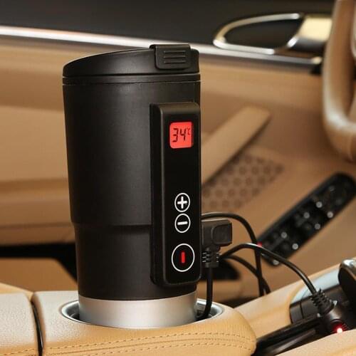 12V Smart Auto Heating Travel Coffee Mug for Car Easily Washing Safe for Use