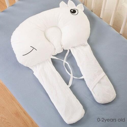 Ergonomic Baby Pillow for Newborn Breathable Organic Cotton Shaping Pillows To Prevent Flat Head Protector Washable Room Decor