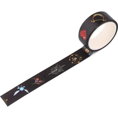FD0682 Game Zelda Washi Tape Adhesive Tapes DIY Masking Tape Funny Stickers Decorative Stationery Tapes
