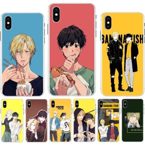 FHNBLJ Anime Banana Fish Shell Phone Case for iPhone 11 pro XS MAX 8 7 6 6S Plus X 5 5S SE XR SE2020