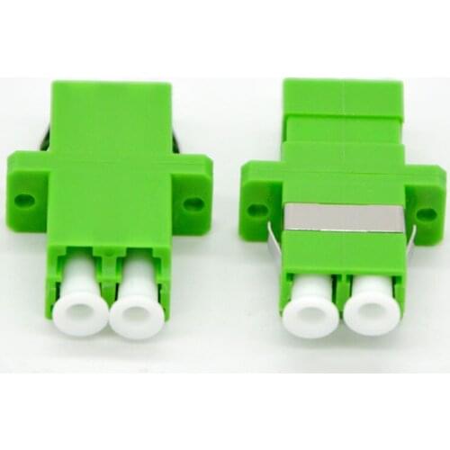 GONGFENG 200pcs NEW HOT SELL Optical Fiber Connector LC APC Multimod Green Coupler, Adapter Flange Special Wholesale to Russia