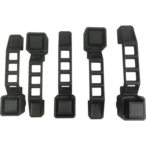 Door Handle Kit ABS 5 Pieces for 2007-2018 Jeep Wrangler JK JKU & Unlimited 4 Door