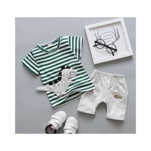 Baby boys clothes sets summer newborn cotton fashion tops+shorts 2pcs tracksuit for bebe boys toddler casual outfits clothing