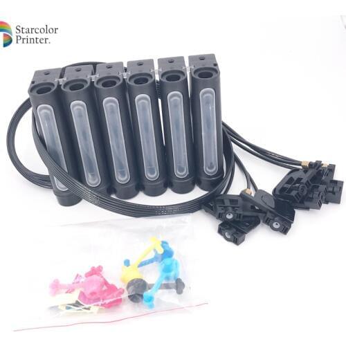 Preservative LED UV Ink Ciss For EPSON 1390 1410 1500 1500W L800 L805 R330 R230 R270 R290 T50 1400 1450 A3 A4 Flatable Printer