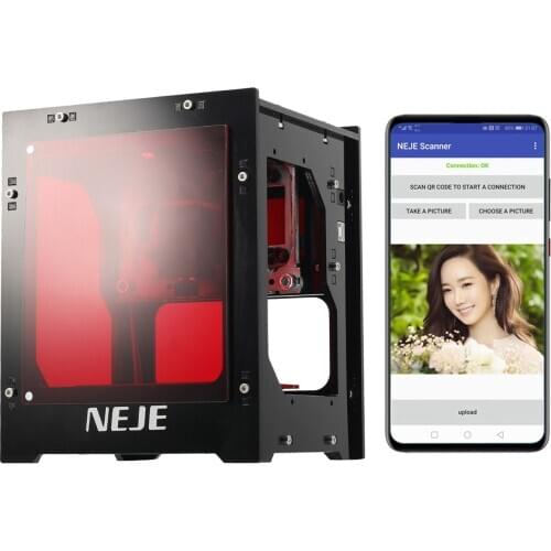 NEJE KZ 10W 450nm Mini Laser Engraving Machine Smart Engraving Machine Supports Off-line Operation Logo Cutting Machine Router