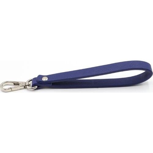 M68C Imitation Leather Wristlet Hand Strap DIY Bag Replacement Clutch Purse Cellphone Key Chain Wrist Lanyard Solid Color Handle