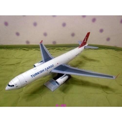 A330 Aircraft 3D Paper Model Civil Aviation Passenger Airplane Puzzle Manual Class DIY Origami Toy