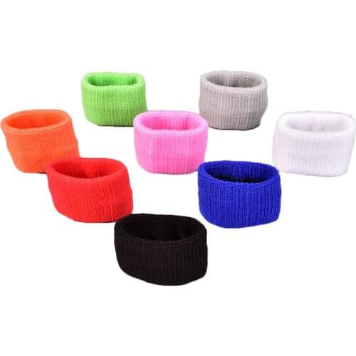 1Pcs Hot SALE Tower Wristbands Sport Sweatband Hand Band Sweat Wrist Support Brace Gym Basketball Wraps Guards