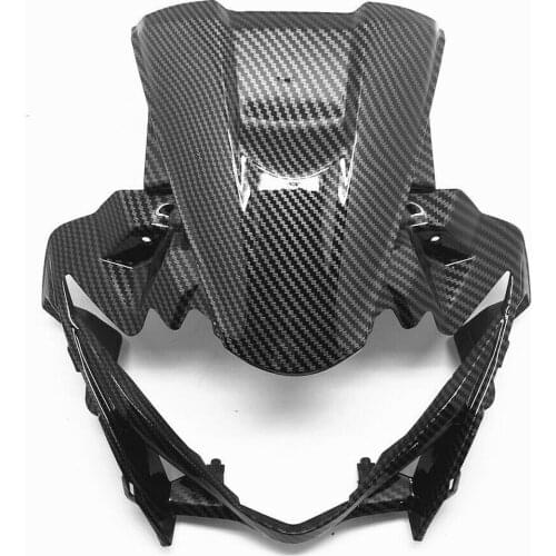 Carbon Fiber Pattern Upper Front Nose Headlight Fairing for SUZUKI GSXR250 GSX250R 17-20